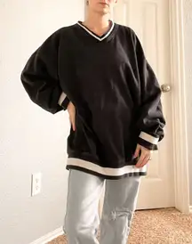 Brandy Melville Navy Baggy Oversized Sweatshirt