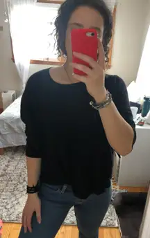 Cozy Simple Black Sweater 