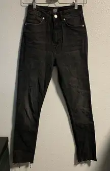 BDG Hi Rise Raw Hem Skinny Jean