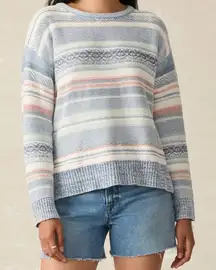 Faherty Brand Lightweight & Breathable Ultra Soft Mesa Sweater - Beacon Paradise