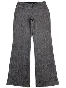 Express Editor Herringbone Wide Leg Pant Womens Size 2 Contemporary
