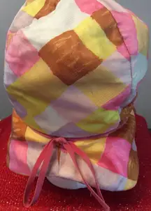 Vintage Floppy 60-70s Mr. Johns Sophisticated New York Paris Patchwork