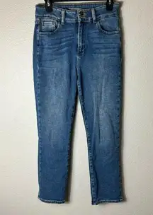 Just Usa Straight Leg Medium Wash Blue Jeans 27