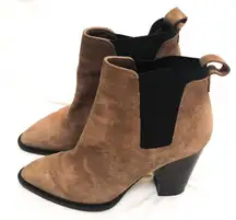 Suede Heeled Boot