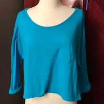 Victoria’s Secret PINK Blue Crop Top