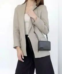 BEIS Black Travel Wallet Crossbody Bag Women’s Size OS Organizer Vegan Leather