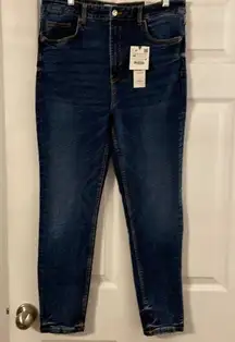 ZARA High Rise Ankle Length Vintage Skinny Jeans size U.S.A. 14 inseam 27”