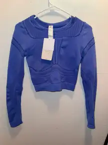 NWT blue Longsleeve Workout Shirt