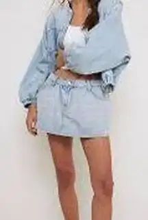 Free People ( We The Free) Denim Skort . Perfect for any occasion. NWOT, size 25