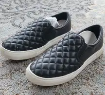 Serra Quilted Slip-On Sneakers Black 9