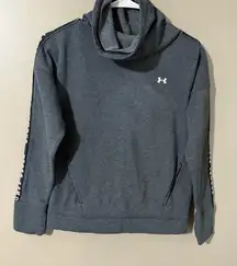 Under Armour Gray Turtleneck Sweater with Relaxed Fit