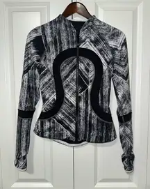 Lululemon Find Your Bliss Reversible Gym Run Yoga Zip Sport Jacket Size 4