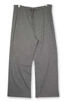 Vintage LL Bean Traveler Wide Leg Lounge Pants Grey Drawstring Women's MP USA