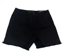 NWT Royalty For Me High Rise Black Button Fly Shorts