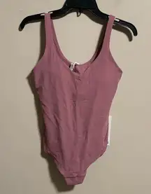 NWT Lululemon Align Bodysuit Velvet Dust Pink- Size 2