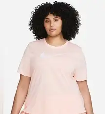 Nike Swoosh Run Women's Short-Sleeve Running Top Pink Large