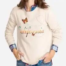 Johnny Was California Cashmere Oatmeal Crew Neck Sweater