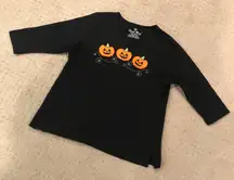 Pumpkin Halloween Shirt Petite Medium