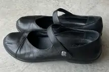 Dansko OPAL Mary Jane Shoes Womens 40 9.5/10 Black Strap With Accent Button =