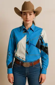 J.Crew size 14 slim cut equestrian style button up