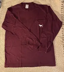 PINK Burgundy Sweatshirt