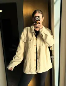 Thread & Supply Beige Shacket