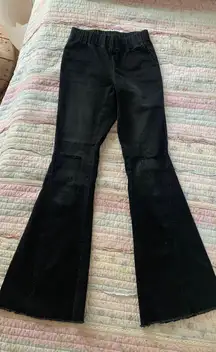 Black Flare Jeans 