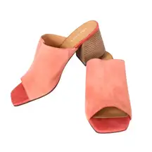 Lisa Vicky Incred-V Coral Kid Suede Sandal Size 9M Slide