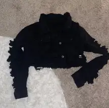 Black jean jacket 