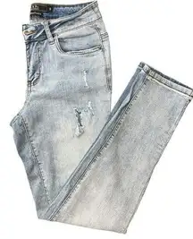 Lucky and Blessed Distressed Boyfriend Jeans - Size 8