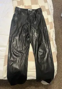 Abercrombie leather pants
