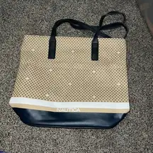 NWOT Nautical Cast Your Nets Zip Tote