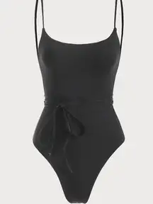 Berlook Backless Tie One-Piece Swimsuit