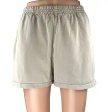 Brandy Melville John Galt Pacsun Beige High Rise Pull On Sweat Shorts Size S
