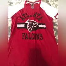 Atlanta Falcons V Neck Tee Size L Womens