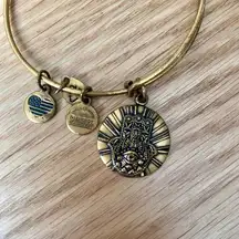 Alex and Ani Hamsa Hand of Fatima Charm Bangle Bracelet for Faith Positivity