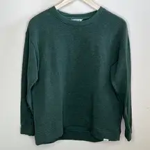 ORVIS WOMENS MEDIUM GREEN LONG SLEEVED PULLOVER SWEATSHIRT