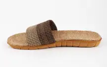 Boho Straw Slides