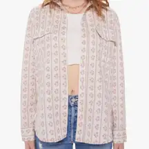 Mother Frenchie Shirt Blending Into the‎ Background Floral Size S NWOT