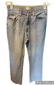 Calvin Klein Women's Blue Vintage Boot Cut Sandblast Denim Jeans Size 6x32