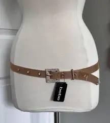 GOLD AND SILVER BEBE CHAIN BELT‎ SET