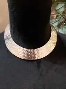 Womens Fashion Hammered Brass Egyptian Style Torque Choker Necklace Jewelry