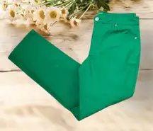 Crown & Ivy Green Skinny Jeans Women's‎ Size 4