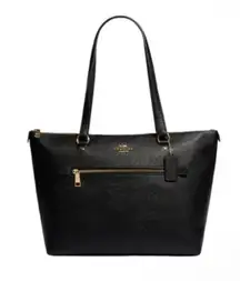 Coach Pebbled Leather Zip-Top Tote Bag – 16” x 11”