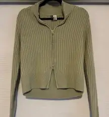 Double zipper sweater