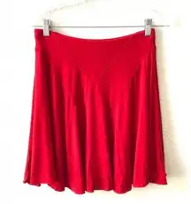 Ralph Lauren Sport A Line Red Mini Skirt Size Small Casual Summer Athleisure