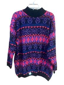 Vintage Resource by Doris Skis Sweater Sz M NWT