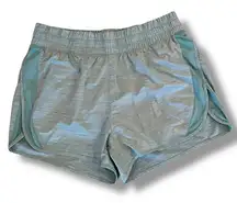 Apana Shorts Womens L Mint Green Athletic Elastic Wide Waistband Run Workout