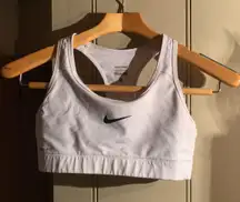 Pro White Sports Bra