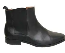 Country Road Black Leather Chelsea Ankle Boots